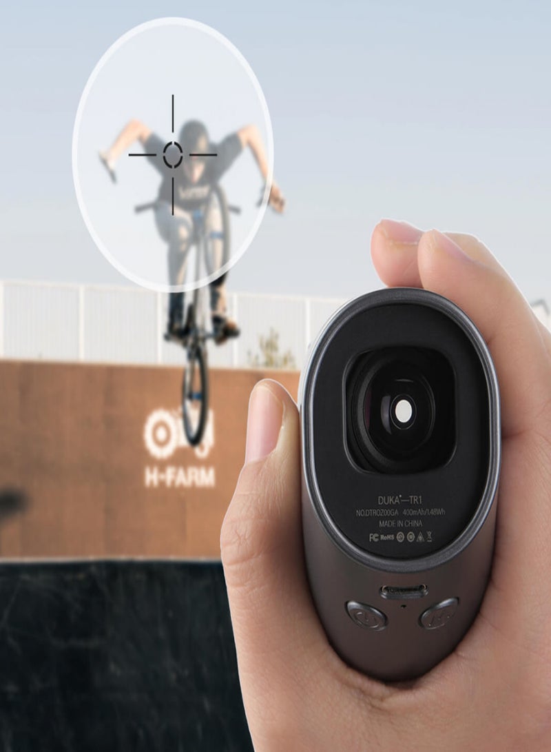 دوكا تلسكوب ومحدد مدى DUKA 2 في 1 TR1 محمول، يعمل بالليزر، مقياس رقمي للمسافة، قياس دقيق يصل إلى 1000 متر، تكبير 6x، أداة قياس متعددة الوظائف - Image 5